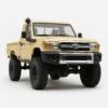 toyota land cruiser 79 mn82 auto rc escala 1-12 sobre fondo blanco o rocoso