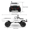 auto a control remoto hilux 81 escala 1/16 modelo wpl c24
