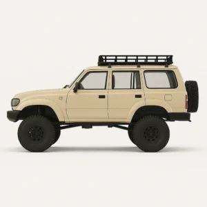 land cruiser 80 wpl c54 auto rc escala 1-16 en fondo blanco o natural