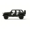 jeep rubicon mn128 auto rc escala 1-12 en fondo natural o sobre terreno rocoso