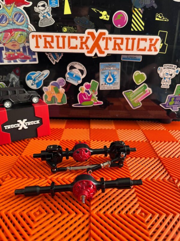 Ejes delantero y trasero de Metal 1/16  | Truck x Truck
