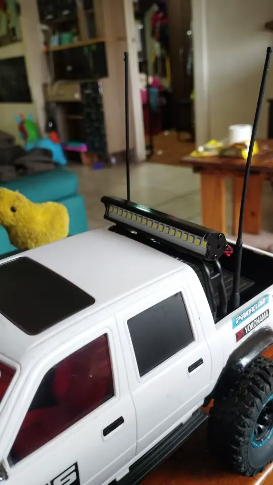 Barra de luz LED para camioneta RC tipo crawler a escala