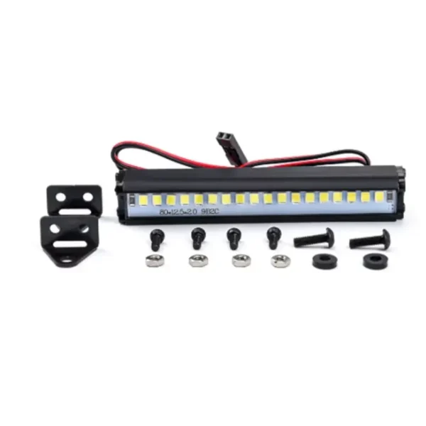 Barra de luz LED para camioneta RC tipo crawler a escala
