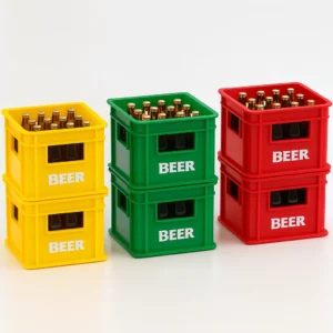 Mini botellas de cerveza a escala 1/12 en colores variados para RC
